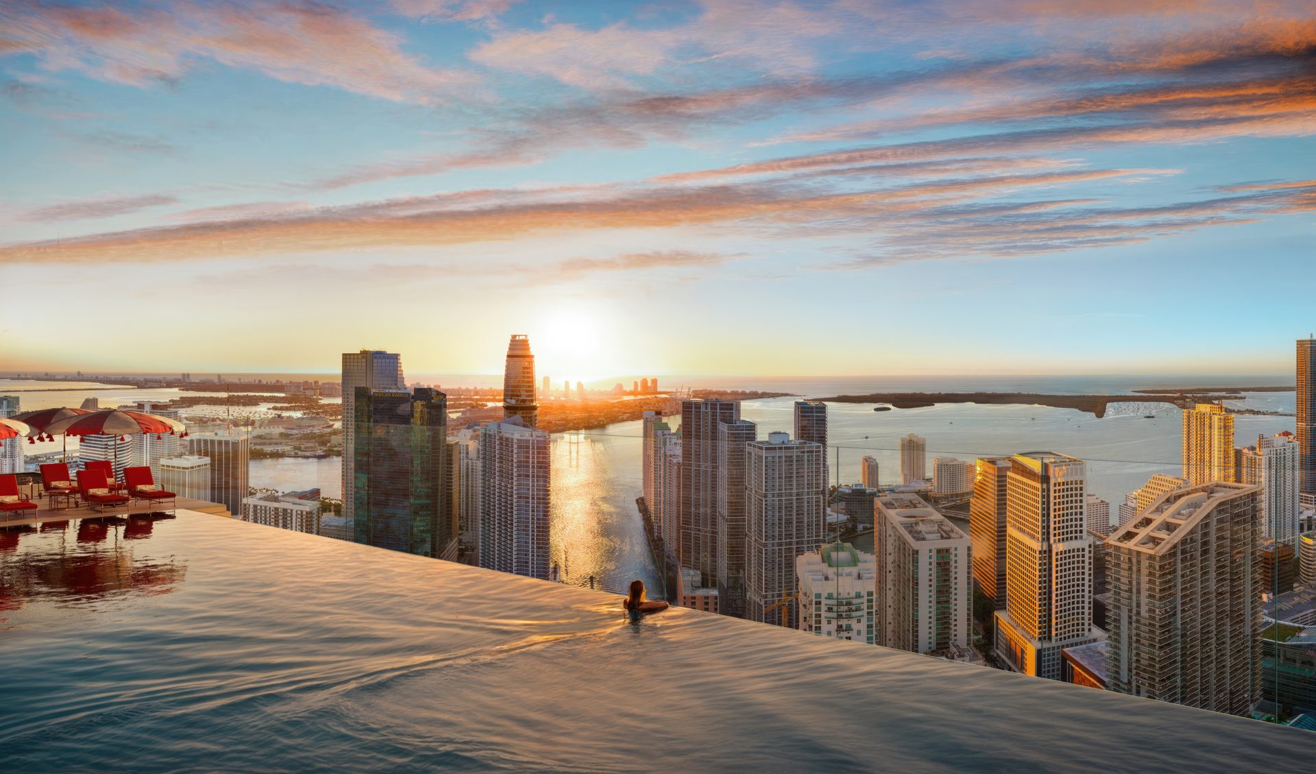 Infinity pool at Faena Residences Miami